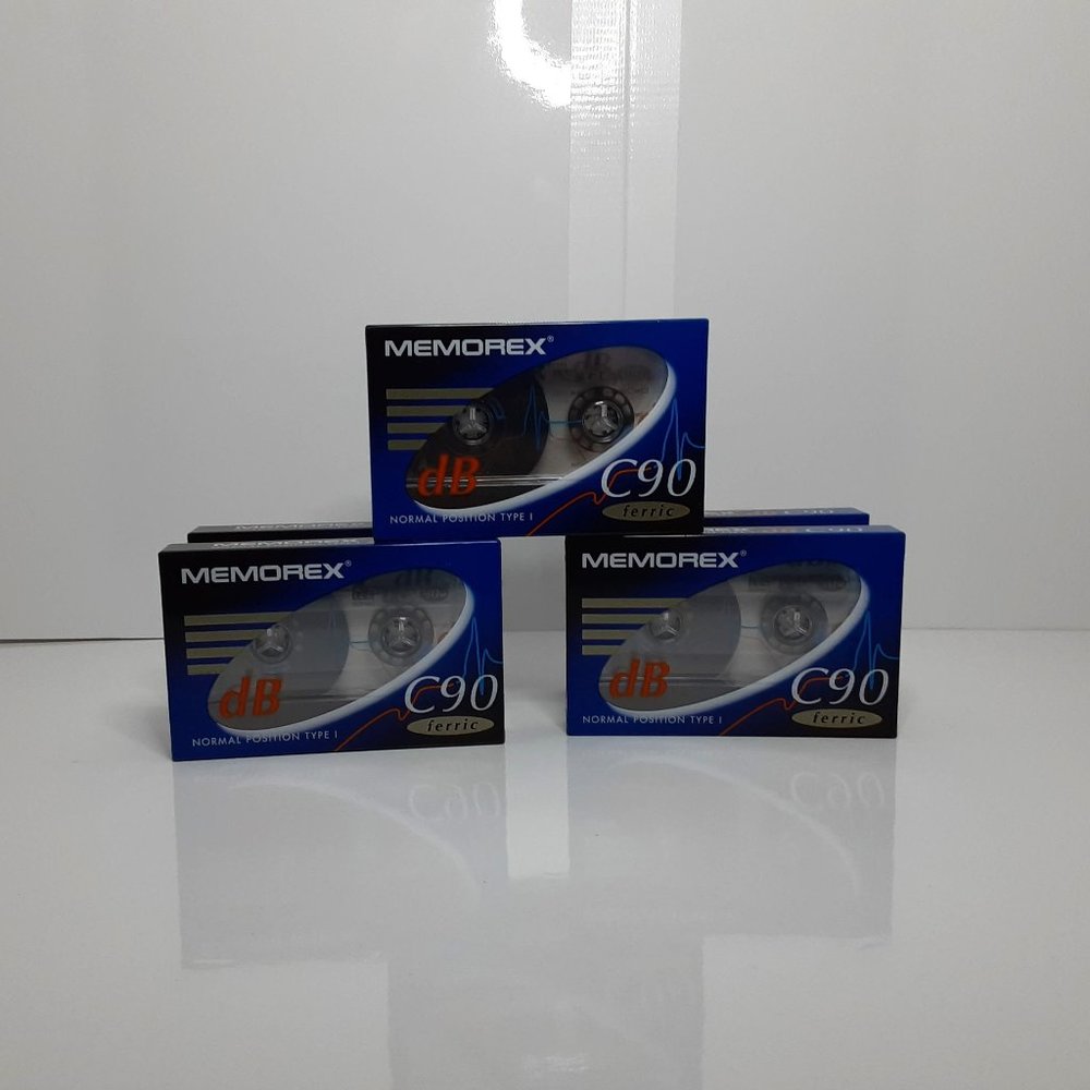 Memorex dB C90 Cassette Tapes (6) Normal Position Type 1 90 Minute Tapes
